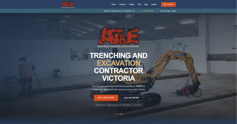 Australian Trenching and Excavations website